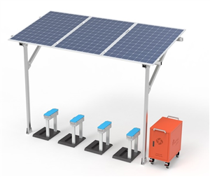 Carport Solaire pour 4 vélos