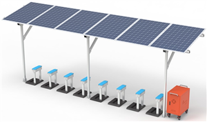 Carport Solaire pour 8 vélos